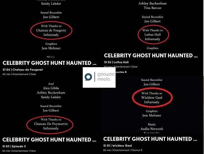 Celebrity Ghost Hunt Equipment
